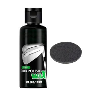 Imagem de Kit de polimento de taco de golfe | Removedor de arranhões com esponja, creme removedor de ferrugem para taco de golfe, para dirigir range, casa, garagem, prática, viagem, esportes ao ar livre, homens
