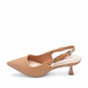 Imagem de Sapato Feminino Bebece Salto Baixo REF: T3814-381 NAPA SOHO, Mocha, 37