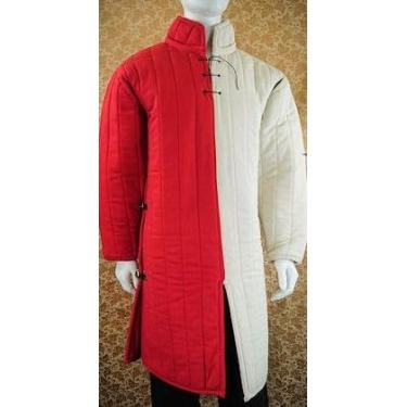 Imagem de Lord of Battles Medieval Padded Gambeson (Type 3) with Side Buckles - Perfect for LARP, Medieval Events, and Renfairs.