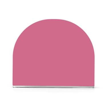 Imagem de Porta-guardanapos de papel acrílico vermelho violeta pálido, suporte de guardanapo vertical em forma de U para guardanapos de coquetel, pacote com 1 ou 2