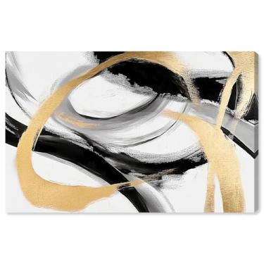Imagem de Art Remedy Midas Arc I Canvas Black Abstracts, Gallery Wrapped, 24 x 16