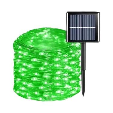 Imagem de Luz De Cordão Solar À Prova d'Água Para Exterior 300 LED Fada Garland 