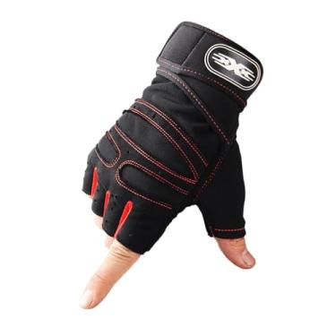 Imagem de Luvas de treino para homens e mulheres, luvas de exercícios – Palma antiderrapante para levantamento de peso, ciclismo, treinamento de academia, respirável e ajuste confortável
