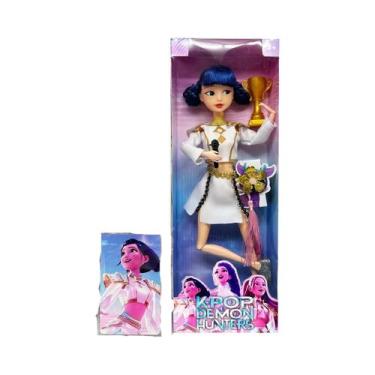 Imagem de Figura De Brinquedo Kpop Demon Hunters Derpy Rumi Mira Zoey Sussy Com 