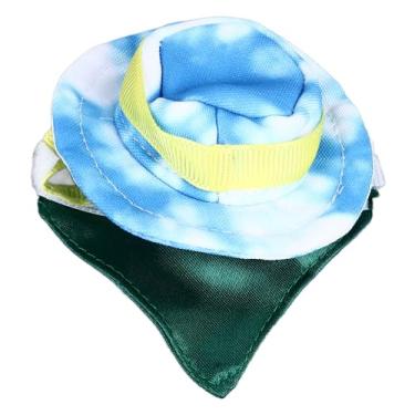 Imagem de Generic Chapéu de Cowboy de Dragão Barbudo, Macio e Confortável, Fantasia de Animal de Estimação, Chapéu para Festa de Halloween, Lagarto, Hamster, Cachorro Pequeno, Material de Lona (Azul)