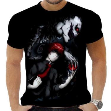 Imagem de Camiseta Camisa Personalizada Anime Death Note Ryuk Yagami L 03 - Zahi