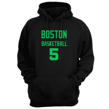 Imagem de Blusa Moletom Capuz Basquete Boston Basketball número 5 - Loja Click C