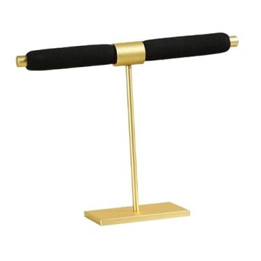 Imagem de Baoblaze Organizador de Anéis, Suporte para Anéis com Base Metálica, Expositor Estável para Joias, Versátil para Balcão, Loja, Mesa, Expositor de Pulseiras e, Preto