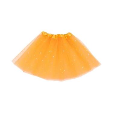 Imagem de Saia Tutu Curta De Tule Com 3 Camadas Para Meninas, Fantasia De Dança 