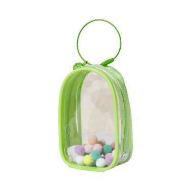Imagem de Bolsa De Armazenamento Mini Plush Transparente Para Brinquedos Labubu,
