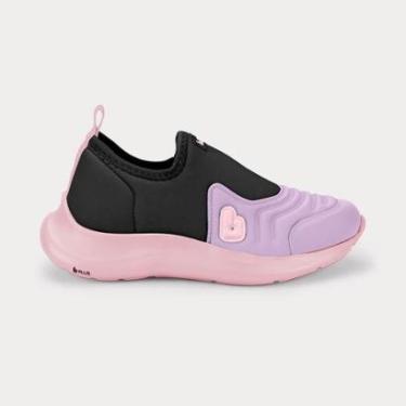 Imagem de Tênis Infantil Bibi Action Preto com Lilás-Feminino