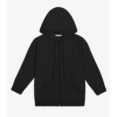 Imagem de Jaqueta Infantil Com Capuz Trick Nick Preto, 3, Preto