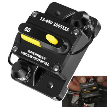 Imagem de Disjuntor 1865115 MKR-27 60 Amp para todos os motores elétricos de pesca Minn Kota 12V/24V/36V/48V, à prova d'água, projetado especificamente para ambientes marinhos
