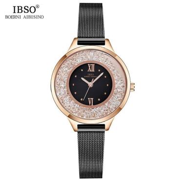 Imagem de Relógio Feminino Ibso S8661l à Prova D'água Preto