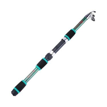 Imagem de Vara De Pesca Telescópica Infantil Durável Em Fibra De Vidro Sougayila