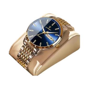 Imagem de Relógio Esportivo Masculino À Prova D'Água Com Luz, Em Aço Inoxidável,