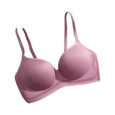 Imagem de Sutiã Feminino Sexy Push-up Sem Costura FINETOO Confortável Para O Dia
