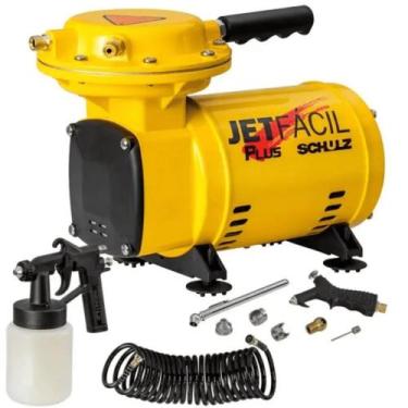 Imagem de Compressor de ar direto 2,3 pés com acessórios Jet Fácil Plus 127v - S