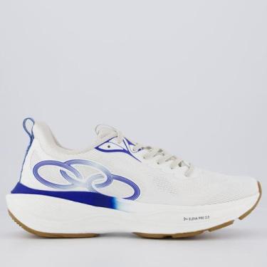 Imagem de Tênis Olympikus Pride 4 Branco e Marinho, 36