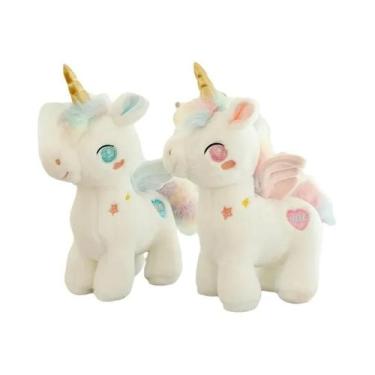 Imagem de Boneca Fantasia De 25CM, Brinquedo De Pelúcia Fofo, Anjo Unicórnio Pég