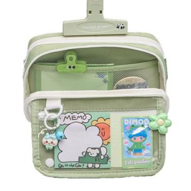 Imagem de Estojo para lápis de grande capacidade transparente de várias camadas 