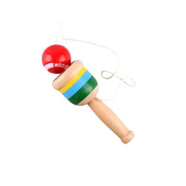Imagem de Child Wooden Skill Cup Kendama Ball Balance Game Kids Compet - Gloome 