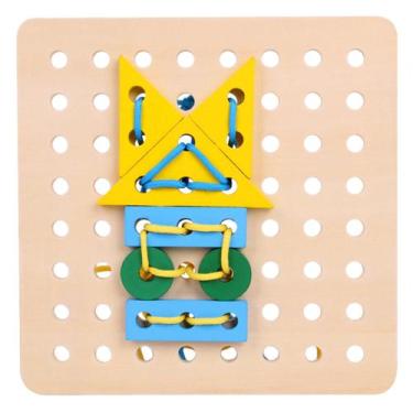 Imagem de Brinquedos de rosqueamento de madeira Wood Block Creat Puzzl - Gloome 