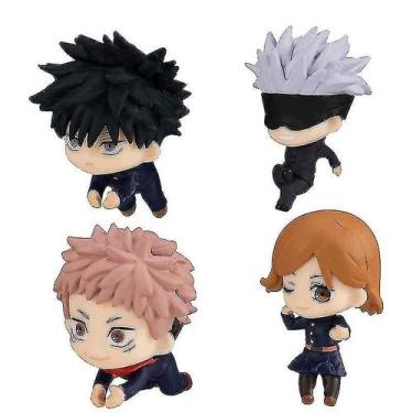 Imagem de Boneco de ação 4 peças de Jujutsu Kaisen Gojo Satoru Kugisaki 4-10 cm 
