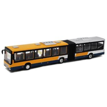 Imagem de Seção dupla alongada em liga de ônibus de brinquedo com som e luz - Gl