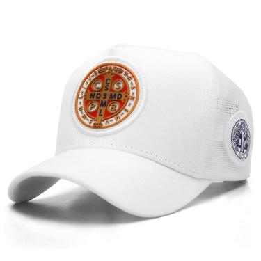 Imagem de Boné Sacudido`s Medalha de São Bento - Branco