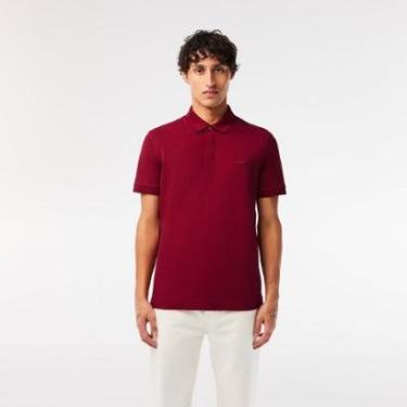 Imagem de Camisa Polo Lacoste Regular Fit Paris Em Piqué Stretch Masculina-Masculino