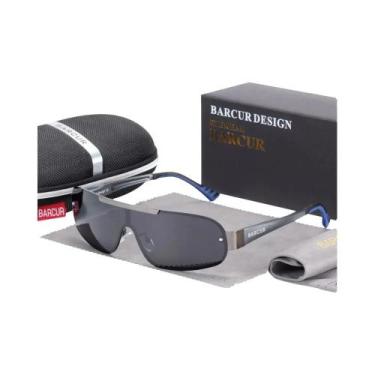 Imagem de Óculos De Sol Esportivos Polarizados Masculinos UV400 Estilo Piloto Co