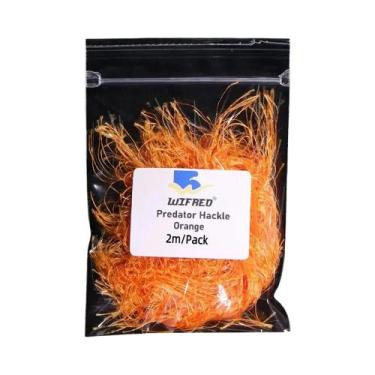 Imagem de Pacote De 2M De Material De Chenille Predator Hackle De Face Única Par