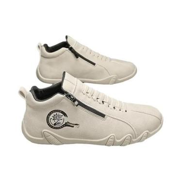 Imagem de Botas Curtas Casuais Masculinas Com Zíper Lateral Para Primavera, Moda