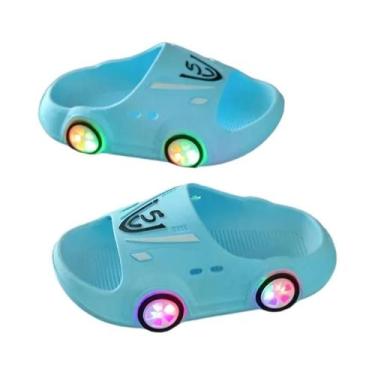Imagem de Chinelos Luminosos Em Forma De Carro Para Crianças, Meninos E Meninas,