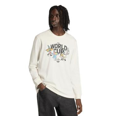 Imagem de Camiseta Adidas Manga Longa Mascote Copa Do Mundo Da Fifa 26 Masculina-Masculino