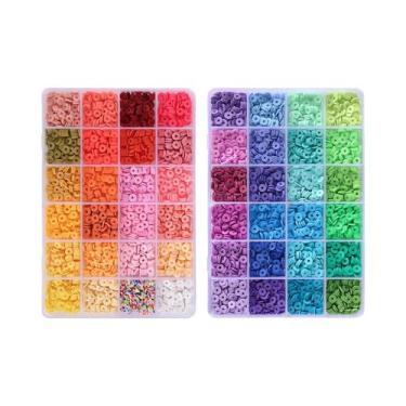 Imagem de Kit DIY Para Fazer Pulseiras De Contas De Argila: Conjunto De Argila P