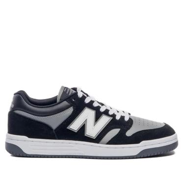 Imagem de Tênis Masculino New Balance 480L Preto/Cinza-Masculino