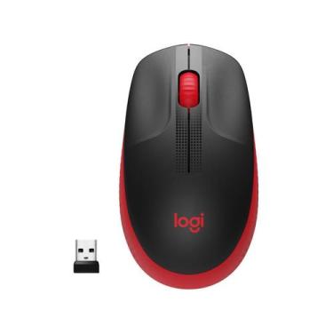 Imagem de Mouse sem Fio M190 Vermelho - Logitech, Vermelho