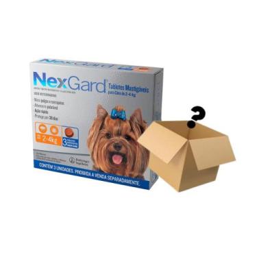 Imagem de Nexgard Cães de 2 á 4kg C/3 comprimidos + Surpresa