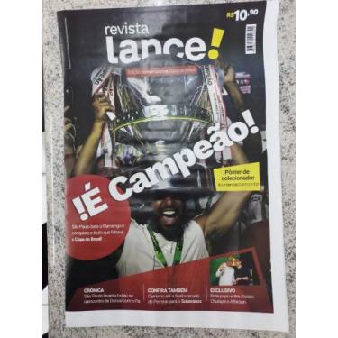 Imagem de Revista Lance Pôster Colecionador São Paulo Campeão Copa do Brasil