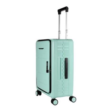 Imagem de Mala de Viagem Verde Dobrável Grande Stillus Compacta Bagagem Extra Or