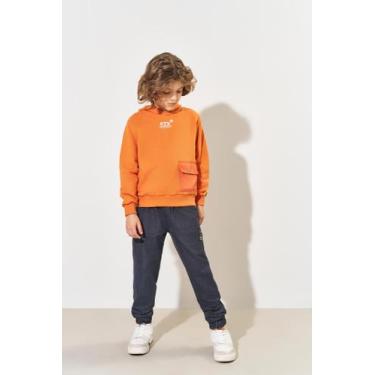Imagem de Calça Jogger Infantil Menino Understand Preto CTV, Preto, 2
