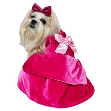 Imagem de Vestido Pink  Pet Roupa De Cachorro E Gato Inverno - Kitty, 5