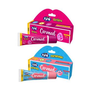Imagem de Carmed Hidratante Labial Kit 1 Fini Dentaduras + 1 Fini Beijos - Cimed