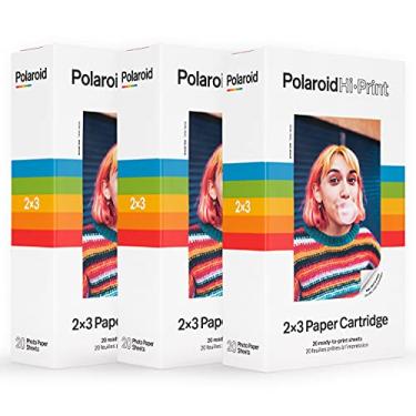 Imagem de Polaroid Hi-Print Paprt – Pacote triplo de 2 x 3 cartucho de papel (60 folhas)