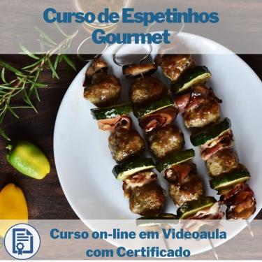 Imagem de Curso on-line em videoaula de Espetinhos Gourmet com Certificado