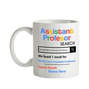 Imagem de Caneca de professor assistente personalizada - Presentes de professor assistente personalizados - Caneca de café de 325 ml - Personalizada com o nome do seu professor assistente