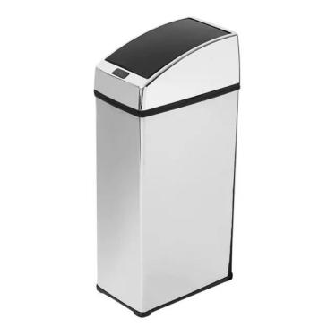 Imagem de Lixeira Automática Com Sensor Inox Polido 6 Lts Litros Quadrada