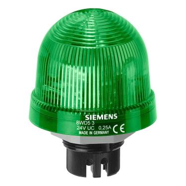 Imagem de Lâmpada De Sinalização C/ Flash Único 230Vca Verde 8WD5350-0CC - Siemens Siemens